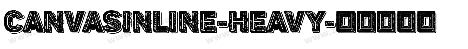 CanvasInline-Heavy字体转换