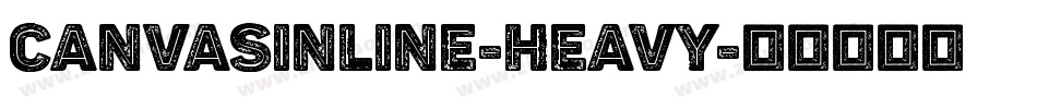 CanvasInline-Heavy字体转换