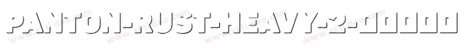Panton-Rust-Heavy-2字体转换