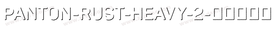 Panton-Rust-Heavy-2字体转换