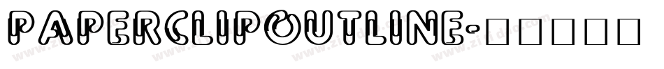 PaperClipOutline字体转换
