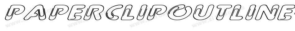 PaperClipOutline字体转换
