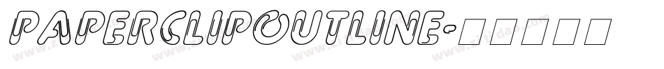 PaperClipOutline字体转换