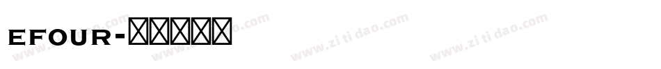 efour字体转换