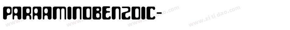 ParaAminobenzoic字体转换