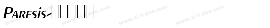 Paresis字体转换