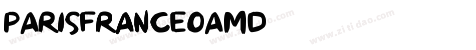 ParisFrance-oAmd字体转换
