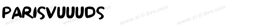 paris-vuuuds字体转换