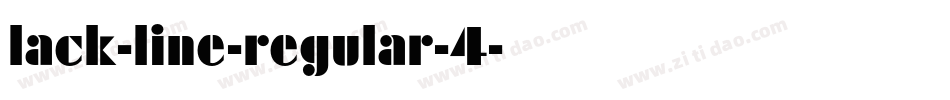 lack-line-regular-4字体转换