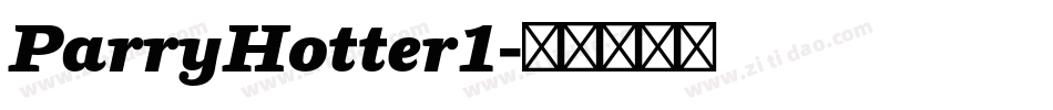 ParryHotter1字体转换