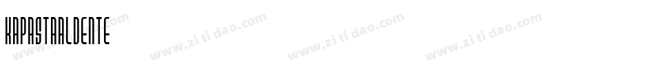 KAPastaAldente字体转换