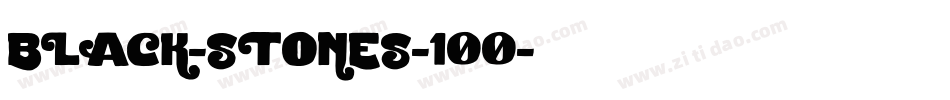 BLACK-STONES-100字体转换