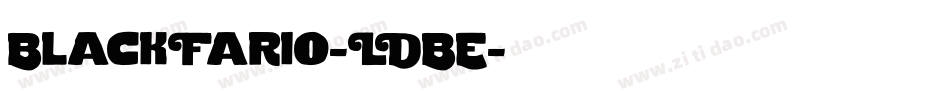 BlackFario-LDBE字体转换