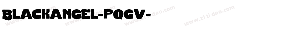 Blackangel-pqgv字体转换