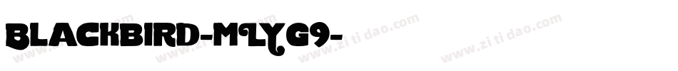 Blackbird-mLYg9字体转换