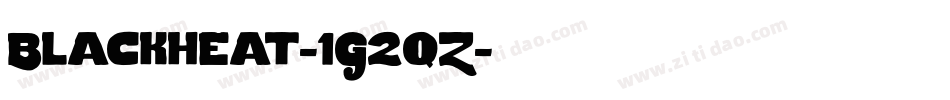 Blackheat-1G2qZ字体转换