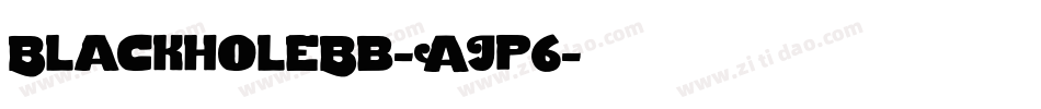 BlackholeBb-AJp6字体转换