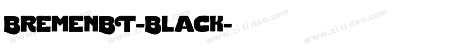 BremenBT-Black字体转换