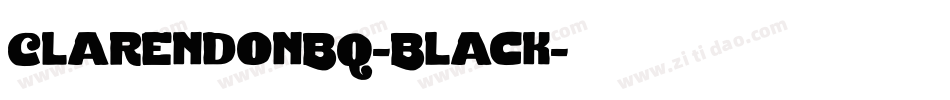 ClarendonBQ-Black字体转换