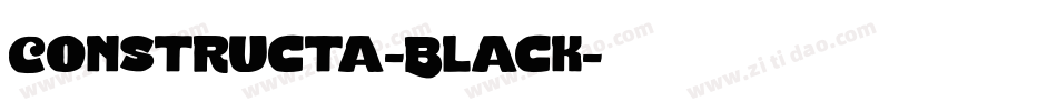 Constructa-Black字体转换