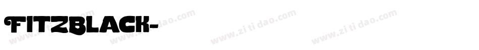 FitzBlack字体转换