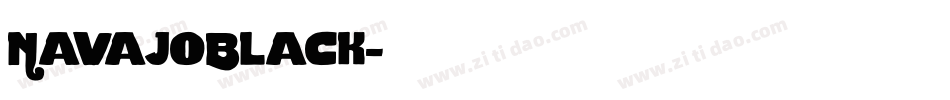 NavajoBlack字体转换