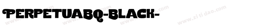 PerpetuaBQ-Black字体转换