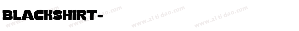 blackshirt字体转换