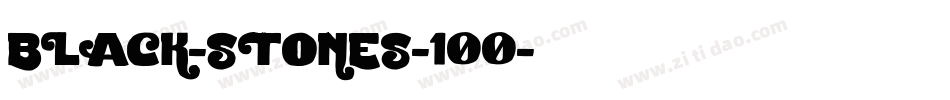 BLACK-STONES-100字体转换