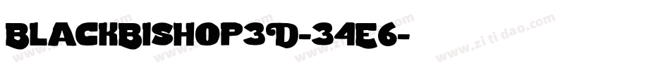 BlackBishop3D-34E6字体转换