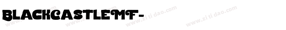 BlackCastleMF字体转换