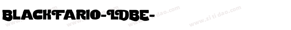 BlackFario-LDBE字体转换