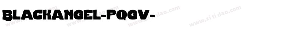 Blackangel-pqgv字体转换