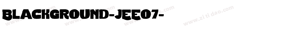 Blackground-jEEo7字体转换