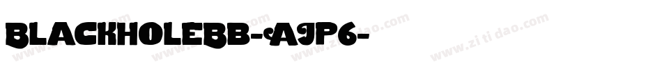 BlackholeBb-AJp6字体转换