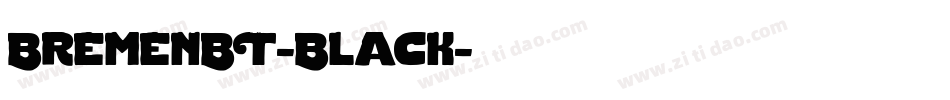 BremenBT-Black字体转换