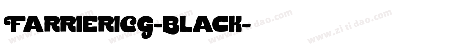 FarrierICG-Black字体转换