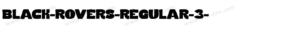 black-rovers-regular-3字体转换