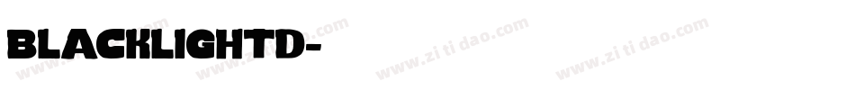 blacklightd字体转换