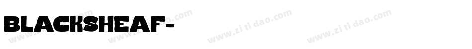 blacksheaf字体转换