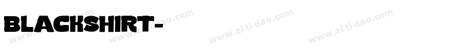 blackshirt字体转换