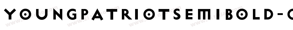 YoungPatriotSemiBold-gxj0p字体转换