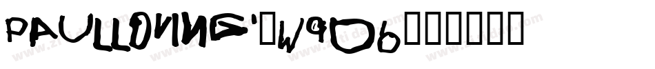 PaulLoving-w9D6字体转换