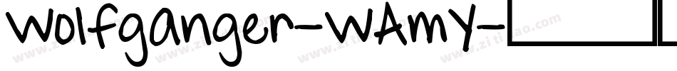 Wolfganger-WAmY字体转换