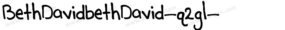 BethDavidbethDavid-q2gl字体转换