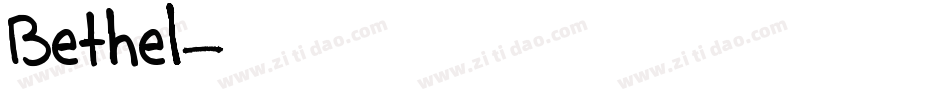 Bethel字体转换