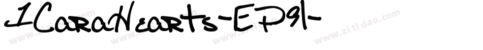 1CaraHearts-EP9l字体转换