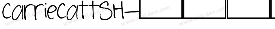 CarrieCattSH字体转换