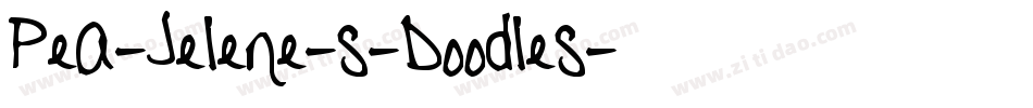 Pea-Jelene-s-Doodles字体转换