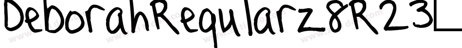 DeborahRegular-z8R23字体转换